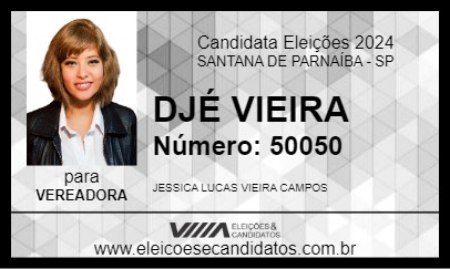 Candidato DJÉ VIEIRA 2024 - SANTANA DE PARNAÍBA - Eleições