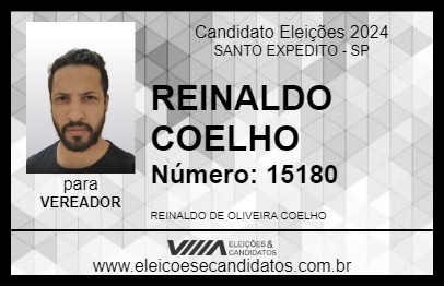 Candidato REINALDO COELHO 2024 - SANTO EXPEDITO - Eleições