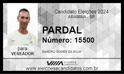 Candidato PARDAL 2024 - ARAMINA - Eleições