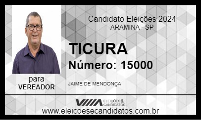 Candidato TICURA 2024 - ARAMINA - Eleições