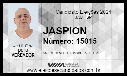 Candidato JASPION 2024 - JAÚ - Eleições