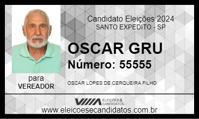 Candidato OSCAR GRU 2024 - SANTO EXPEDITO - Eleições