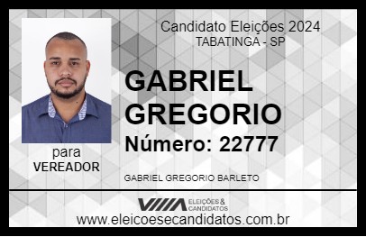 Candidato BIEL GREGÓRIO 2024 - TABATINGA - Eleições