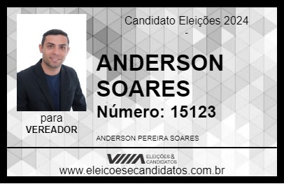 Candidato ANDERSON SOARES 2024 - IGARAÇU DO TIETÊ - Eleições