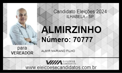 Candidato ALMIRZINHO 2024 - ILHABELA - Eleições