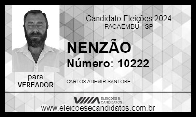 Candidato NENZÃO 2024 - PACAEMBU - Eleições