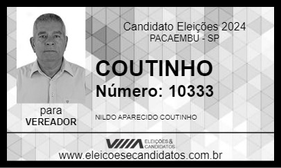 Candidato COUTINHO 2024 - PACAEMBU - Eleições