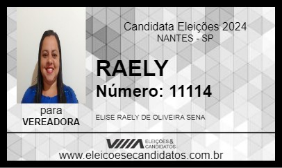 Candidato RAELY 2024 - NANTES - Eleições