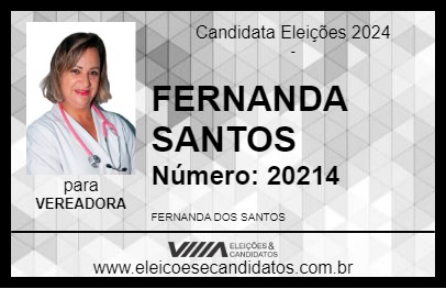 Candidato FERNANDA SANTOS 2024 - PIRACICABA - Eleições