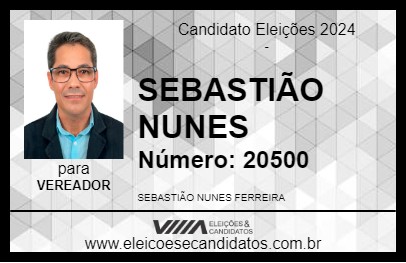 Candidato SEBASTIÃO NUNES 2024 - PIRACICABA - Eleições