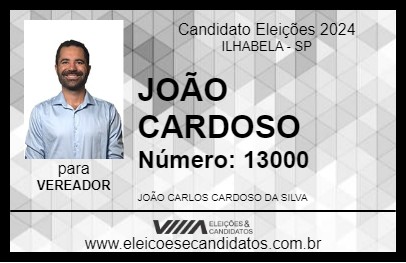 Candidato JOÃO CARDOSO 2024 - ILHABELA - Eleições