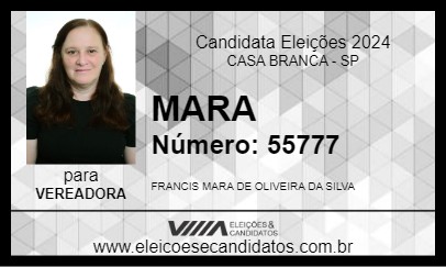 Candidato MARA 2024 - CASA BRANCA - Eleições