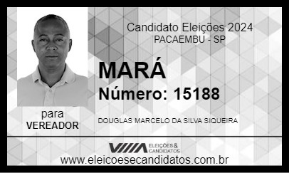 Candidato MARÁ 2024 - PACAEMBU - Eleições