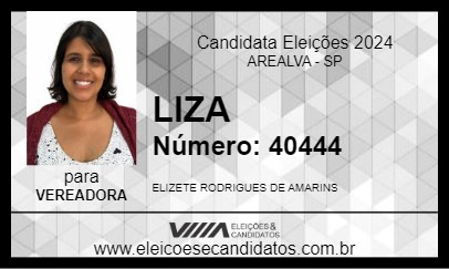 Candidato LIZA 2024 - AREALVA - Eleições