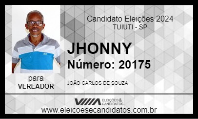 Candidato JHONNY 2024 - TUIUTI - Eleições