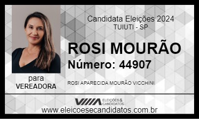 Candidato ROSI MOURÃO 2024 - TUIUTI - Eleições