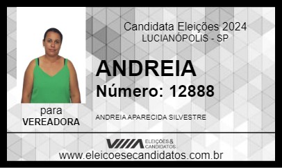 Candidato ANDREIA 2024 - LUCIANÓPOLIS - Eleições