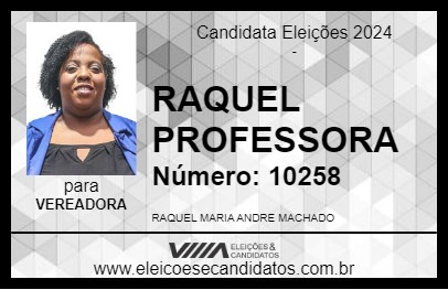 Candidato RAQUEL PROFESSORA 2024 - POTIM - Eleições