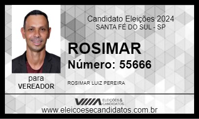 Candidato ROSIMAR 2024 - SANTA FÉ DO SUL - Eleições