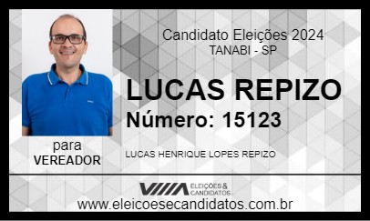 Candidato LUCAS REPIZO 2024 - TANABI - Eleições