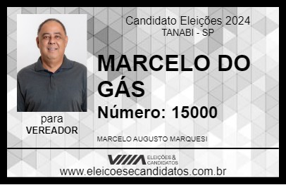 Candidato MARCELO DO GÁS 2024 - TANABI - Eleições