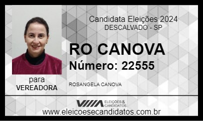 Candidato RO CANOVA 2024 - DESCALVADO - Eleições