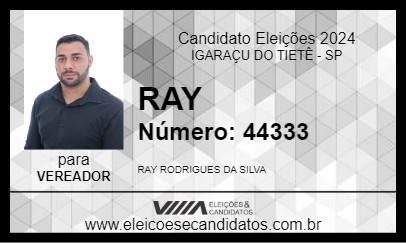 Candidato RAY 2024 - IGARAÇU DO TIETÊ - Eleições