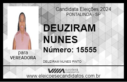 Candidato DEUZIRAM NUNES 2024 - PONTALINDA - Eleições