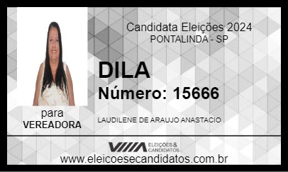 Candidato DILA 2024 - PONTALINDA - Eleições