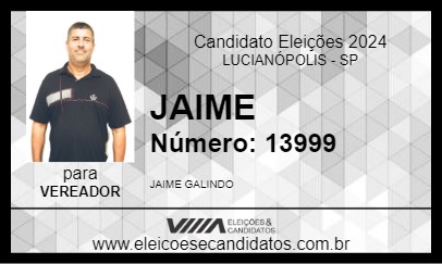 Candidato JAIME 2024 - LUCIANÓPOLIS - Eleições