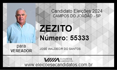 Candidato ZEZITO 2024 - CAMPOS DO JORDÃO - Eleições