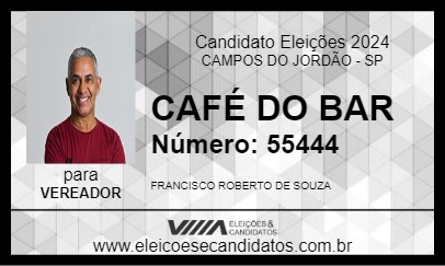 Candidato CAFÉ DO BAR 2024 - CAMPOS DO JORDÃO - Eleições