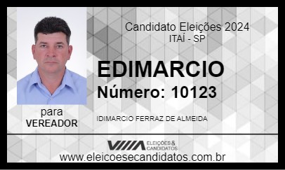 Candidato EDIMARCIO 2024 - ITAÍ - Eleições