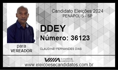 Candidato DDEY 2024 - PENÁPOLIS - Eleições