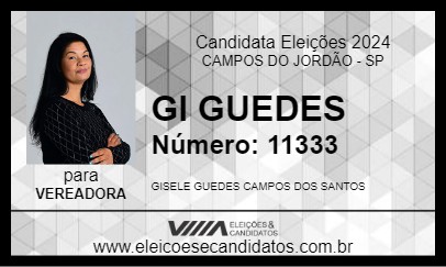 Candidato GI GUEDES 2024 - CAMPOS DO JORDÃO - Eleições