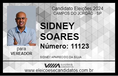 Candidato SIDNEY SOARES 2024 - CAMPOS DO JORDÃO - Eleições