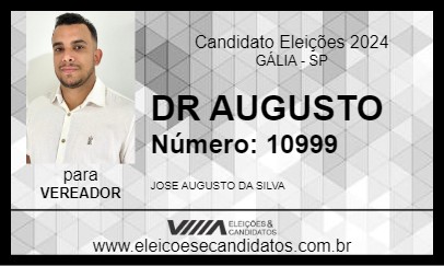 Candidato DR  AUGUSTO 2024 - GÁLIA - Eleições