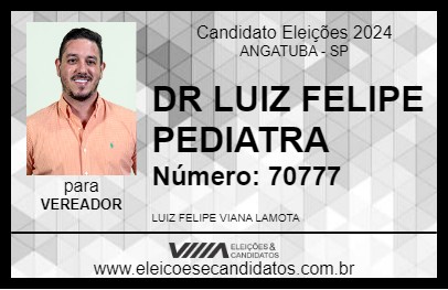 Candidato DR LUIZ FELIPE PEDIATRA 2024 - ANGATUBA - Eleições