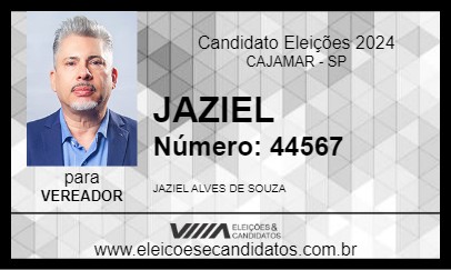 Candidato JAZIEL 2024 - CAJAMAR - Eleições