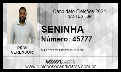 Candidato SENINHA 2024 - NANTES - Eleições