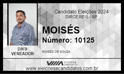 Candidato MOISÉS 2024 - DIRCE REIS - Eleições