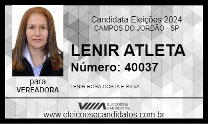 Candidato LENIR ATLETA 2024 - CAMPOS DO JORDÃO - Eleições