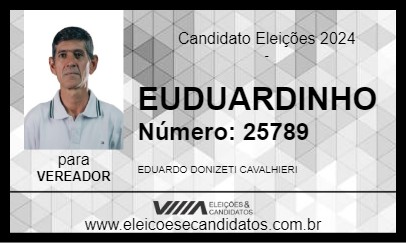 Candidato EDUARDINHO 2024 - SERRA AZUL - Eleições