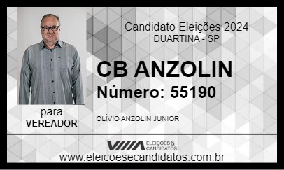 Candidato CB ANZOLIN 2024 - DUARTINA - Eleições