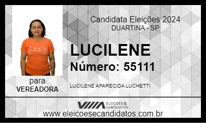 Candidato LUCILENE 2024 - DUARTINA - Eleições