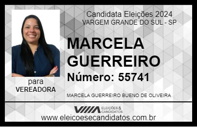 Candidato MARCELA GUERREIRO 2024 - VARGEM GRANDE DO SUL - Eleições