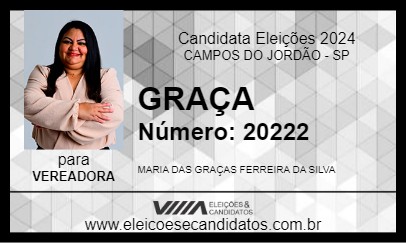 Candidato GRAÇA 2024 - CAMPOS DO JORDÃO - Eleições