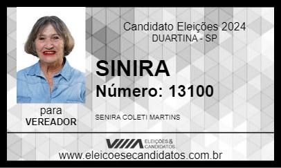 Candidato SINIRA 2024 - DUARTINA - Eleições