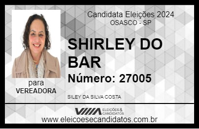 Candidato SHIRLEY DO BAR 2024 - OSASCO - Eleições