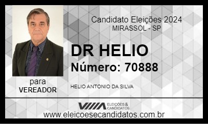 Candidato DR HELIO 2024 - MIRASSOL - Eleições